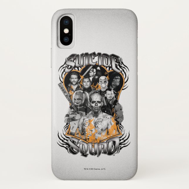 Suicide Squad | Task Force X Tribal Tattoo Case-Mate iPhone Case (Back)