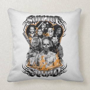 Suicide Squad   Task Force X Tribal Tattoo Cushion