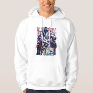 Suicide Squad Task Force X Typography Photo Hoodie