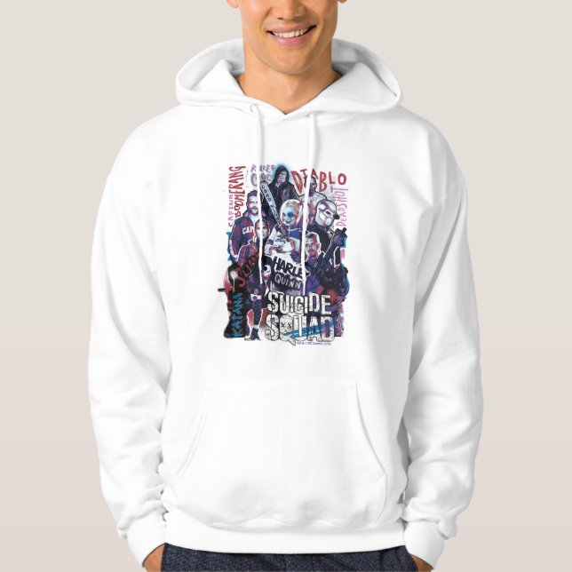 Suicide Squad | Task Force X Typography Photo Hoodie (Front)