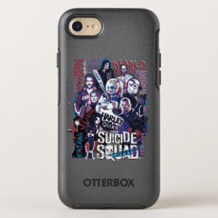 Suicide Squad   Task Force X Typography Photo OtterBox Symmetry iPhone 8/7 Case