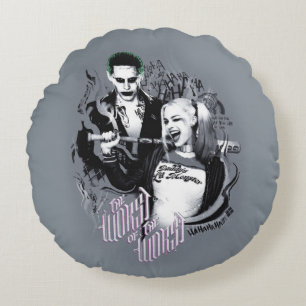 Suicide Squad   The Worst of The Worst Round Cushion