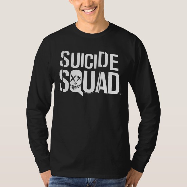 Suicide Squad | White Logo T-Shirt (Front)