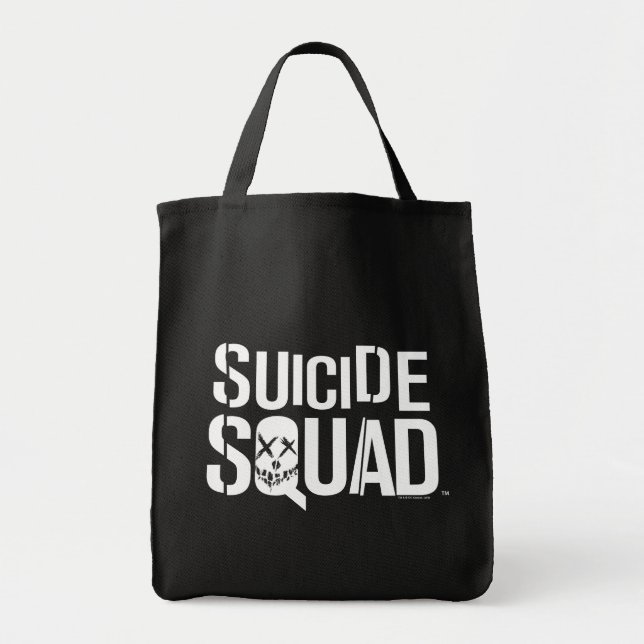 Suicide Squad | White Logo Tote Bag (Front)