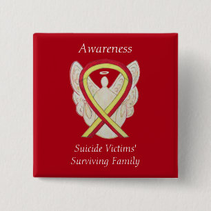 Suicide Victims' Surviving Family Ribbon Pins