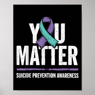 Suicides Prevention Shirts Suicide Awareness  Poster