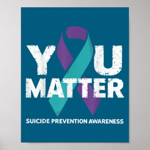 Suicides Prevention Shirts Suicide Awareness  Poster