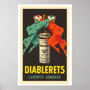 Suisse Aperitif Vintage Food&Drink Poster