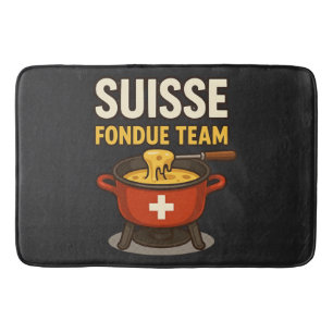 suisse fondue team bath mat