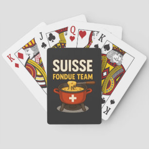 Suisse Fondue Team Playing Cards