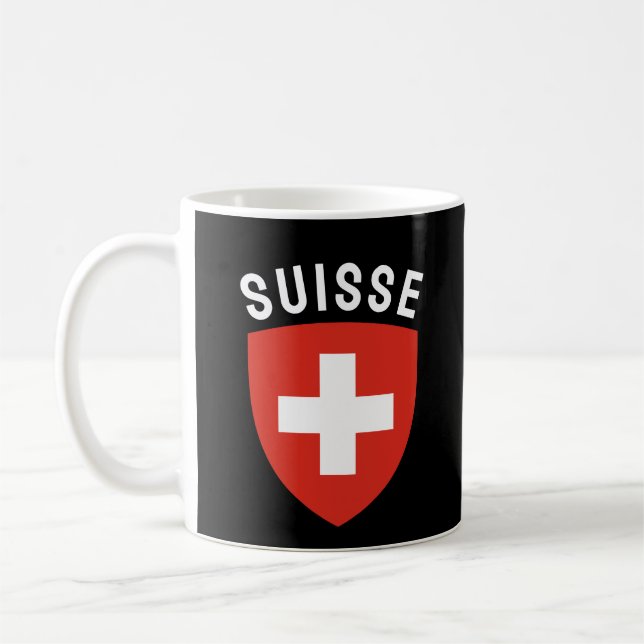 Suisse (French-speaking Switzerland) Coffee Mug (Left)
