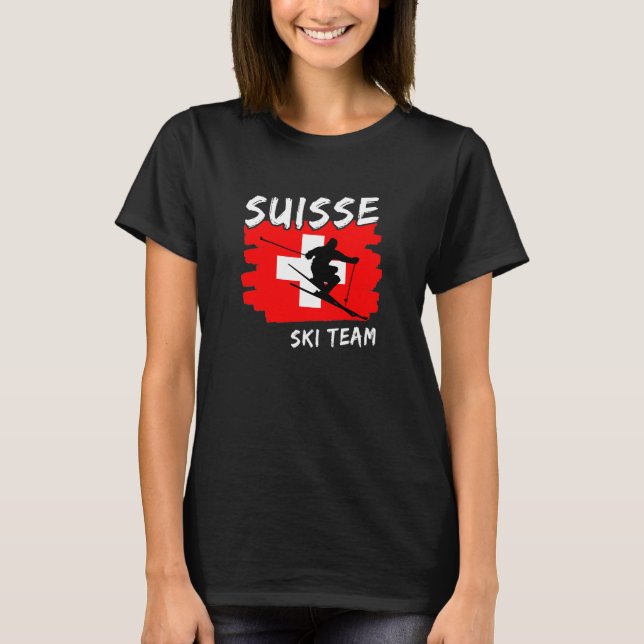 Suisse Ski  T-Shirt (Front)