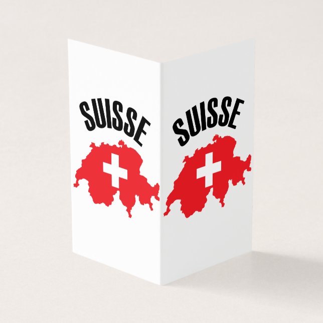 Suisse Switzerland Map Flag (Outside)