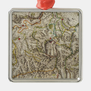 Suisse - Switzerland Metal Tree Decoration