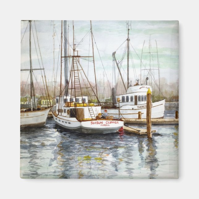 Suisun Clipper Magnet (Front)