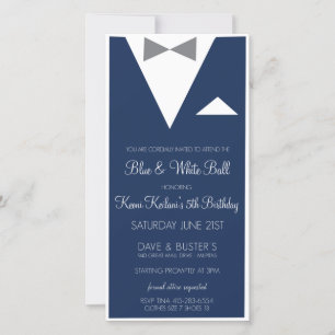 Suit and Tie Invite
