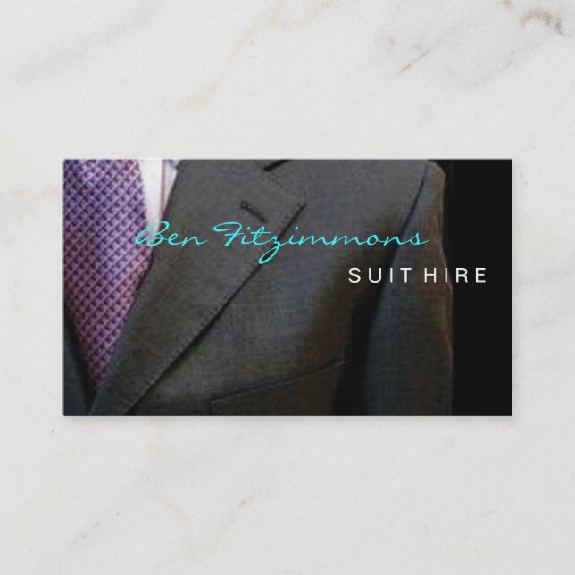 Suit Designed BUsiness Card (Front)