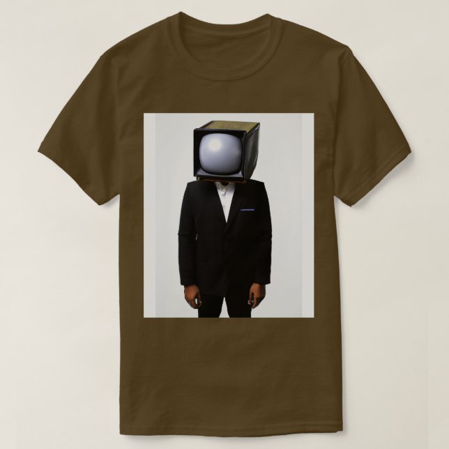 Suit Tube TV Man 3 T-Shirt (Design Front)
