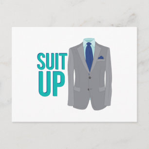 Suit Up Postcard