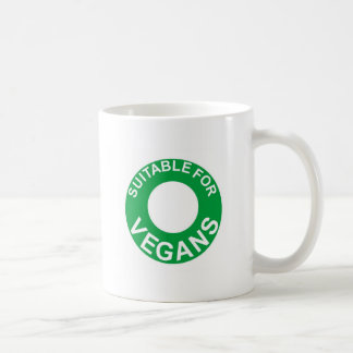suitable for vegans coffee mug