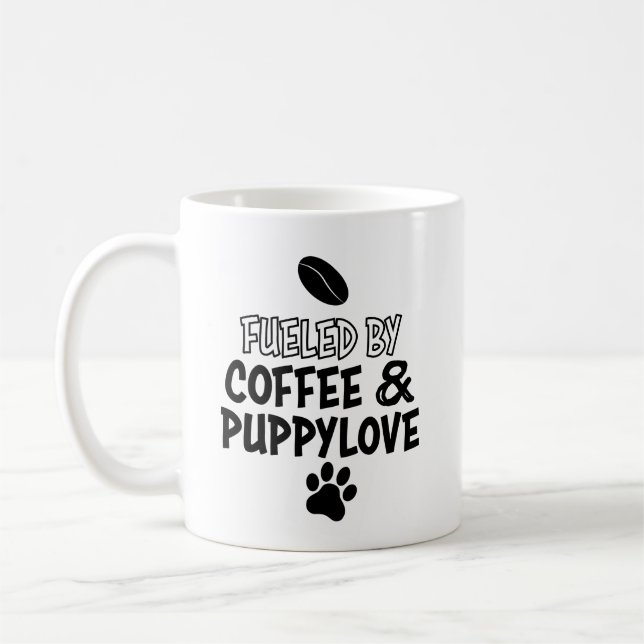 suitcase-emok puppylove coffee mug (Left)