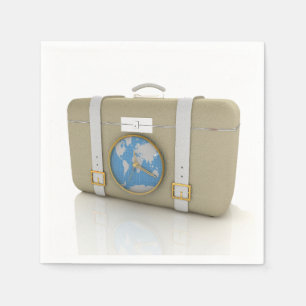 Suitcase For Travel Paper Napkins