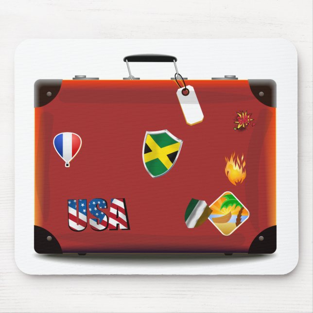 Suitcase Mouse Pad (Front)
