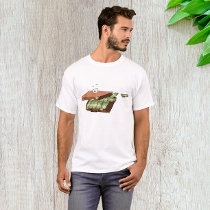 Suitcase Of Money Cash Notes Mens T-Shirt