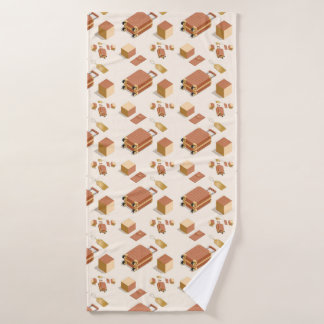 suitcases luggage tags and pouches bath towel