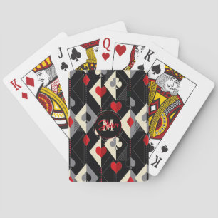 Suits of playing cards in poker. 