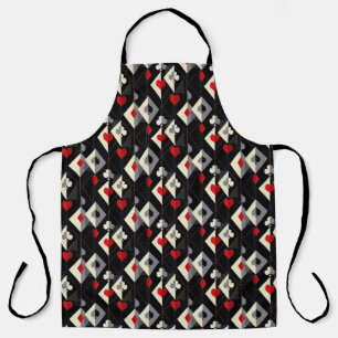Suits of playing cards in poker.  apron