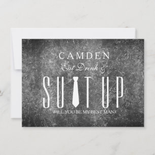 Suitup Will you be my Bestman Invitation