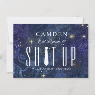 Suitup Will you be my Bestman Invitation