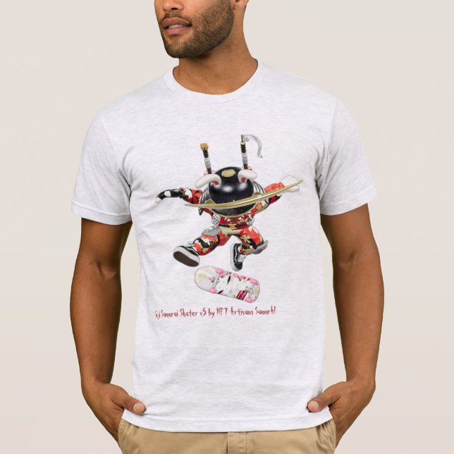 Suji Samurai Skater v5 T-Shirt (Front)
