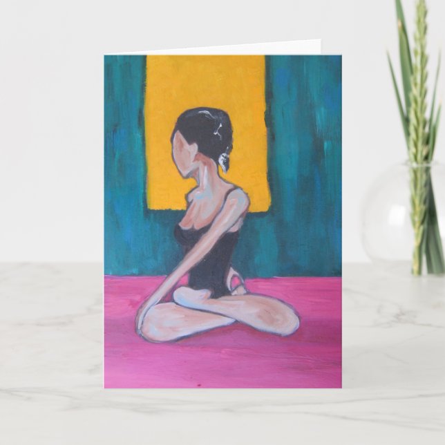 Sukhasana Card (Front)