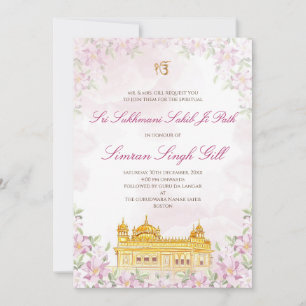 Sukhmani Sahib Digital invitation Akhand Path
