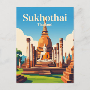 Sukhothai Historical Park Thailand Postcard