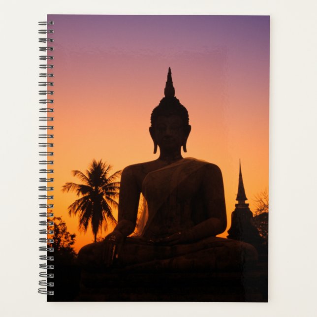 Sukhothai, Wat Mahathat At Sunset Planner (Front)