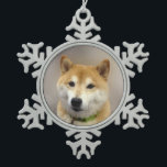 Suki Got Photo Template Snowflake Pewter Christmas Ornament<br><div class="desc">Suki photo template</div>