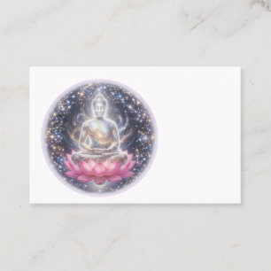 Sukiti Peaceful Meditation Lotus Art Business Card