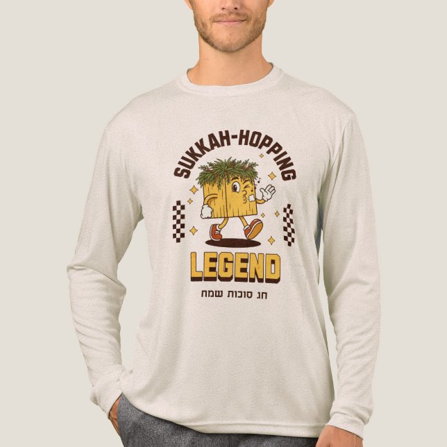 Sukkah-Hopping Legend Shirt for Sukkot Sameach (Front)