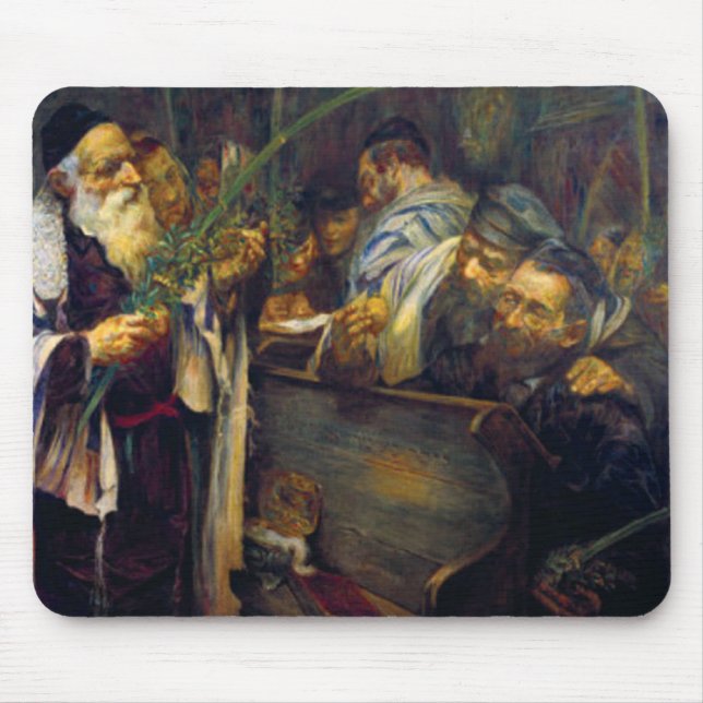 SUKKOT by Leopold Pilichowski - 1895 Mouse Pad (Front)