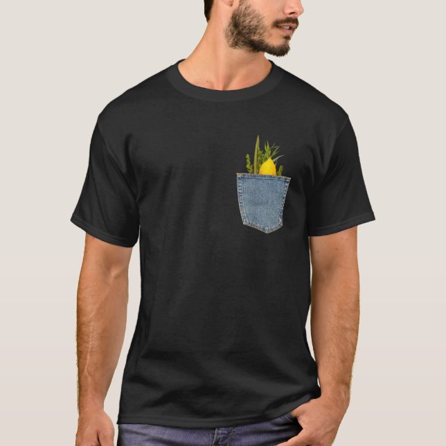 Sukkot Funny Four Species Pocket Lulav Etrog set  T-Shirt (Front)