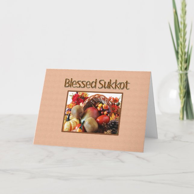 Sukkot Greeting Card (Front)
