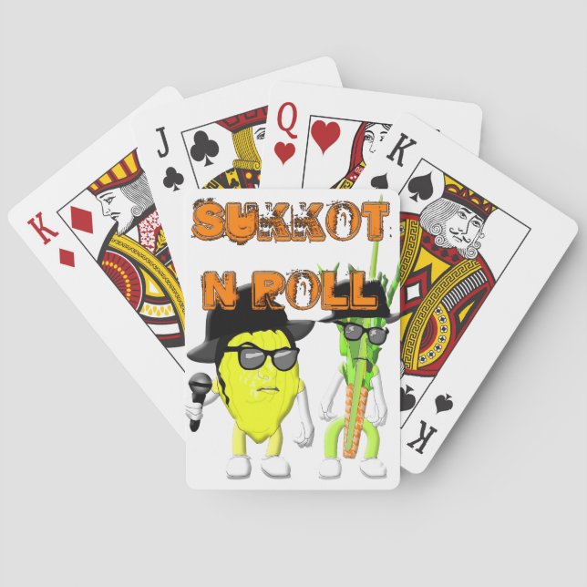 SUkkOT N ROLL Playing Cards (Back)