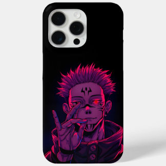 Sukuna Malevolent Neon iPhone 15 Pro Max Case