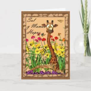 Sul y Mamau Hapus, Mothers Day Welsh Language card