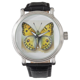 Sulfur Butterfly 091024IREF250 - Watercolor Watch