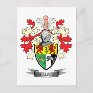 Sullivan-Coat-of-Arms Postcard
