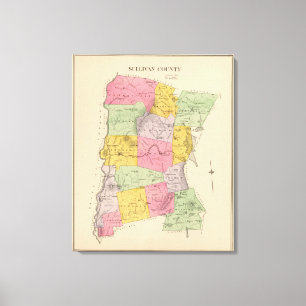 Sullivan County Canvas Print
